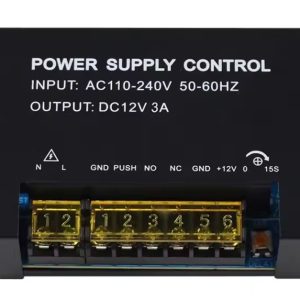 fuente de poder para control de acceso